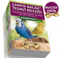 Çarpık Bacak Bileziği 3 Mm Kanarya Kuşu 