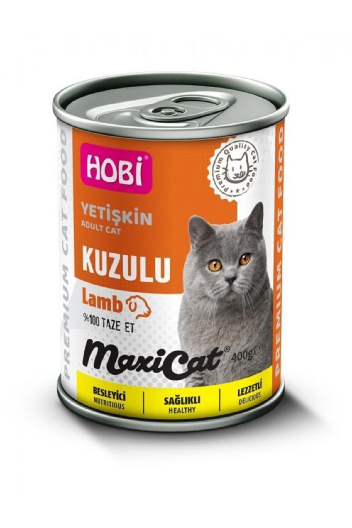  Hobby Hobi Maxicat Kuzu Etli Yetişkin Kedi Konservesi 400gr