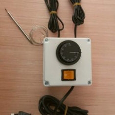 Kutulu Gazlı Termostat ( 0 – 40 C° ) çift çıkışlı