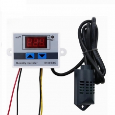 Xh-w3005 Dijital Nem Kontrol Aleti Higrometre Anahtarı 0 ~ 99% Rh Higrostat Nem Sensörü Ac 220 V Dc 12 V 24 V 